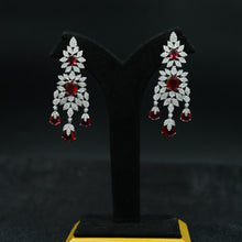 Round Neck Zircon/AD Necklace Set 12945-31