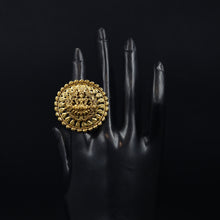 Antique Gold Finish Ring 10310-28