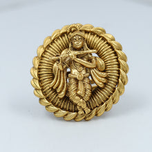 Antique Gold Finish Ring 10304-28