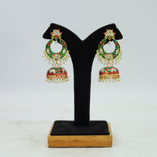 Meenakari Chandbali Fashion Earring 9909-R