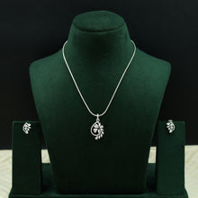 Light Zircon/AD Pendant Set 12886-31