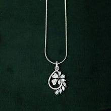 Light Zircon/AD Pendant Set 12886-31