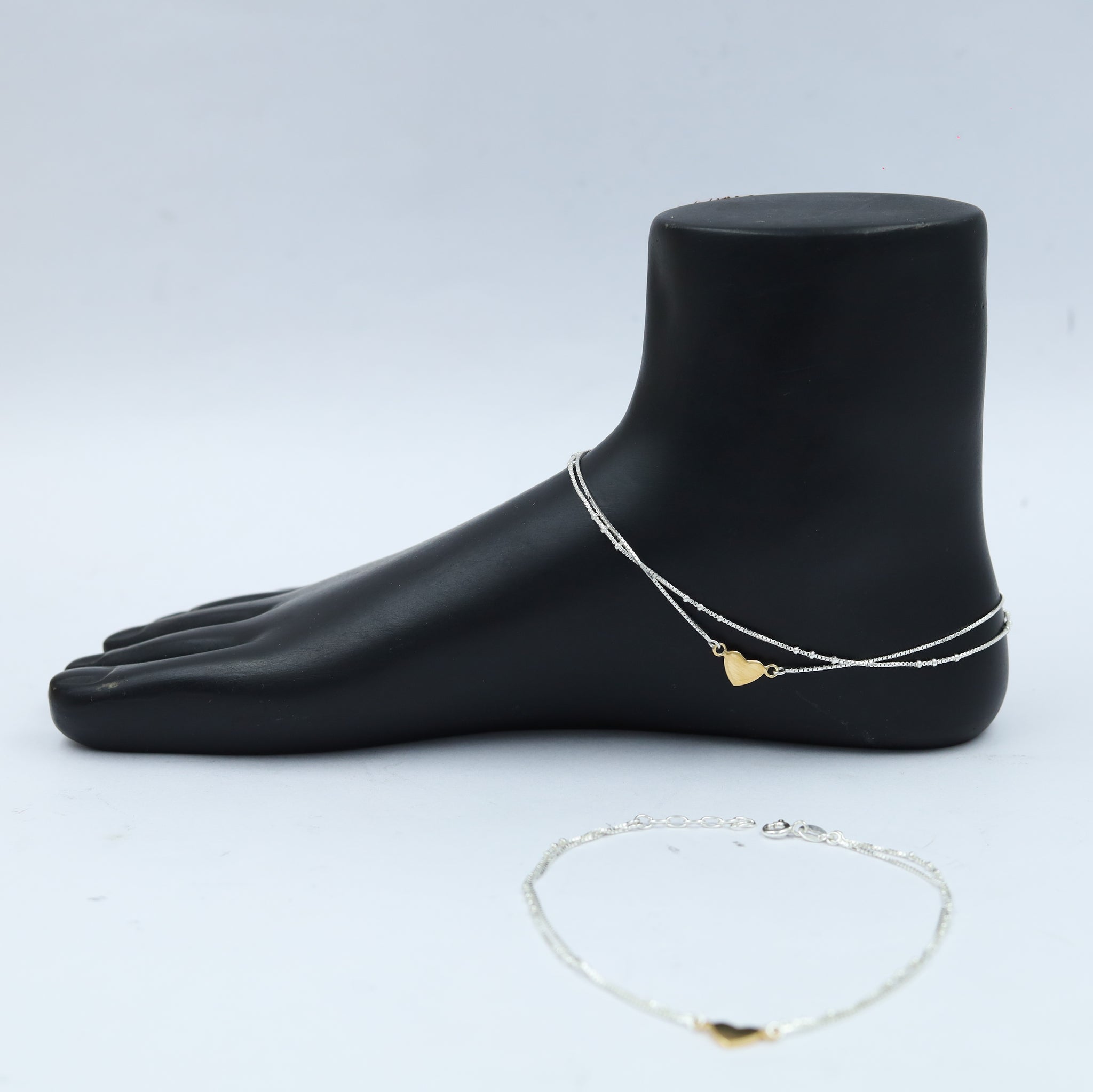 Pure 925 Hallmarked Silver Anklet 14471-22