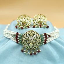 Choker Jadau Necklace Set 19929-65