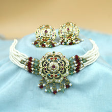 Choker Jadau Necklace Set 19928-65