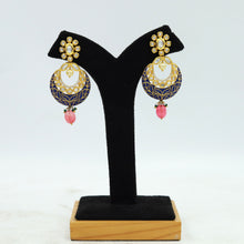 Blue Kundan Earring 1394-5459