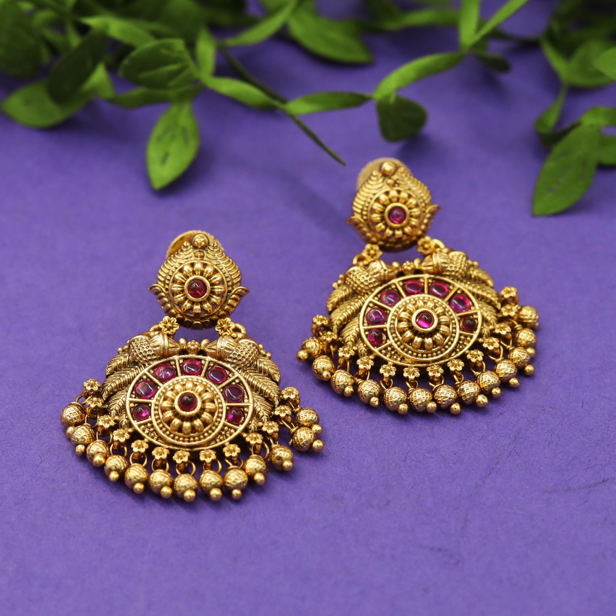 Chandbali Antique Earring 16513-31