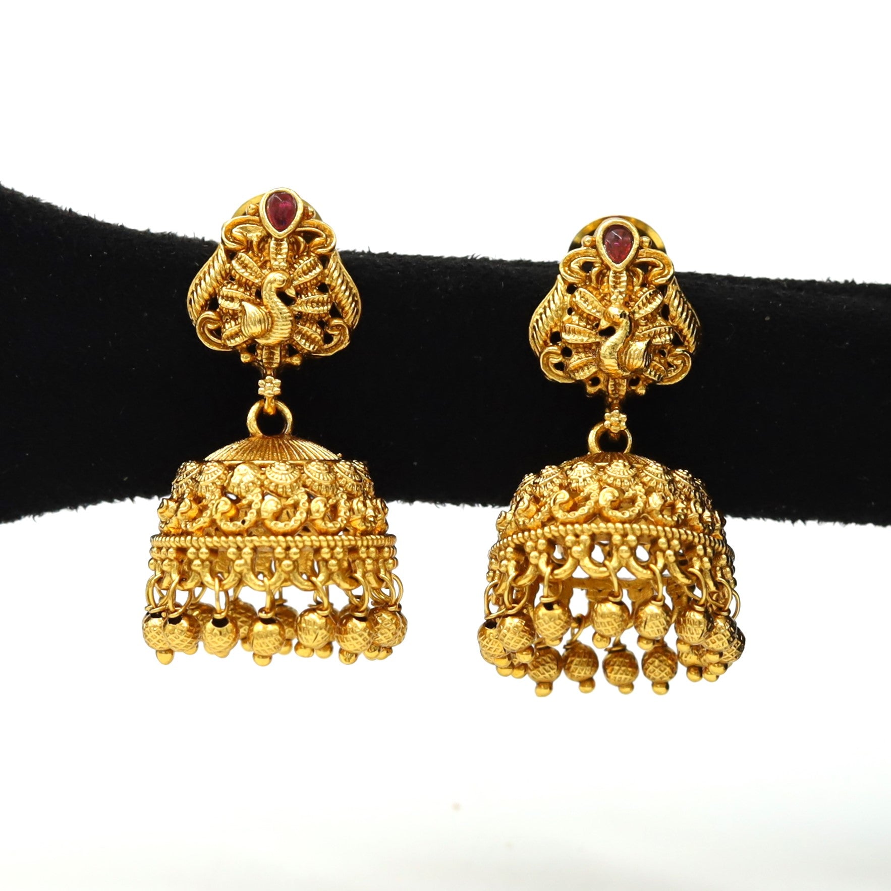 Jhumki Antique Earring 16604-31