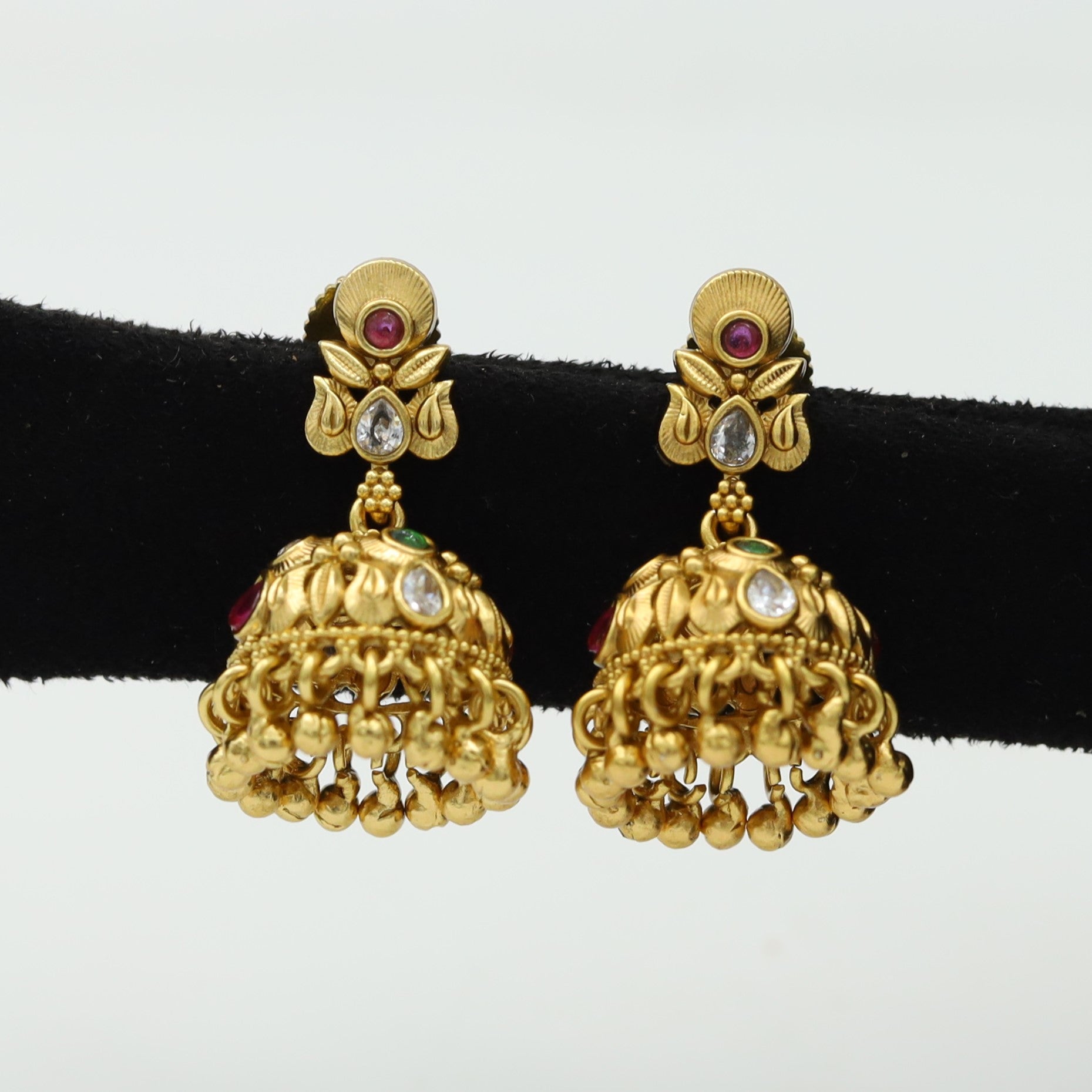 Jhumki Antique Earring 16601-31