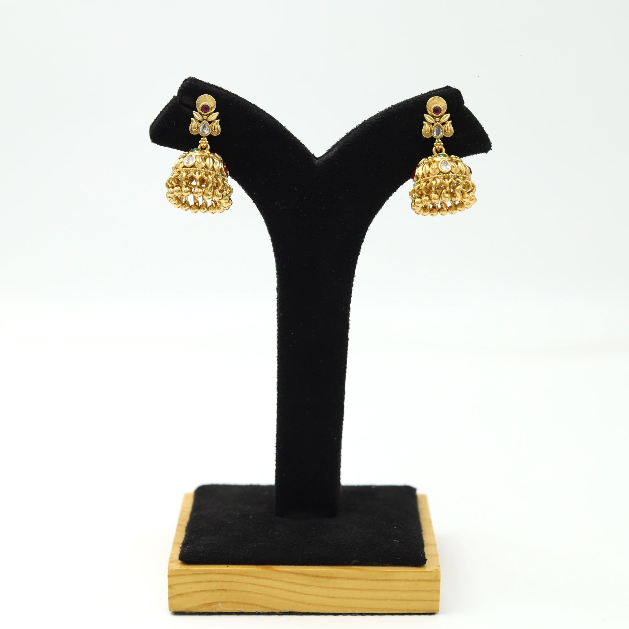 Jhumki Antique Earring 16601-31