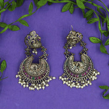 Chandbali Oxidized Earring 4705-59