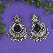 Chandbali Oxidized Earring 13199-33