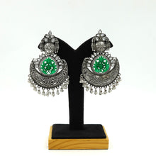 Chandbali Oxidized Earring 13199-33
