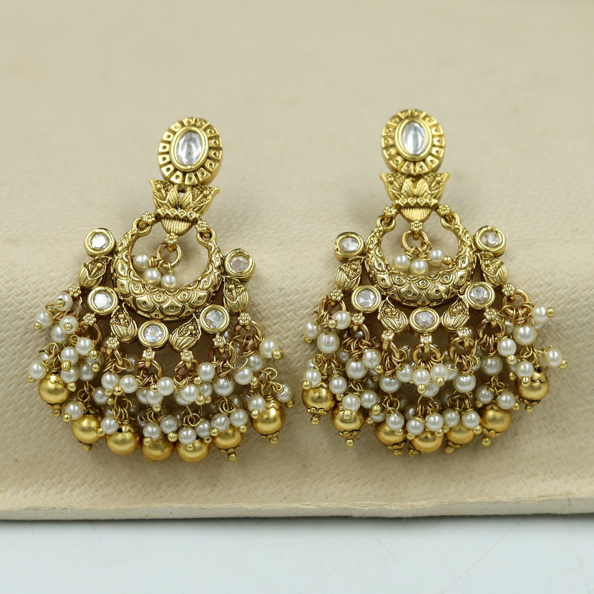 Chandbali Antique Earring 10241-28