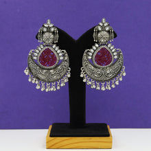 Chandbali Oxidized Earring 13199-33
