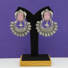 Chandbali Oxidized Earring 4483-82