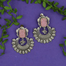 Chandbali Oxidized Earring 4483-82