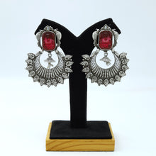 Chandbali Oxidized Earring 4483-82