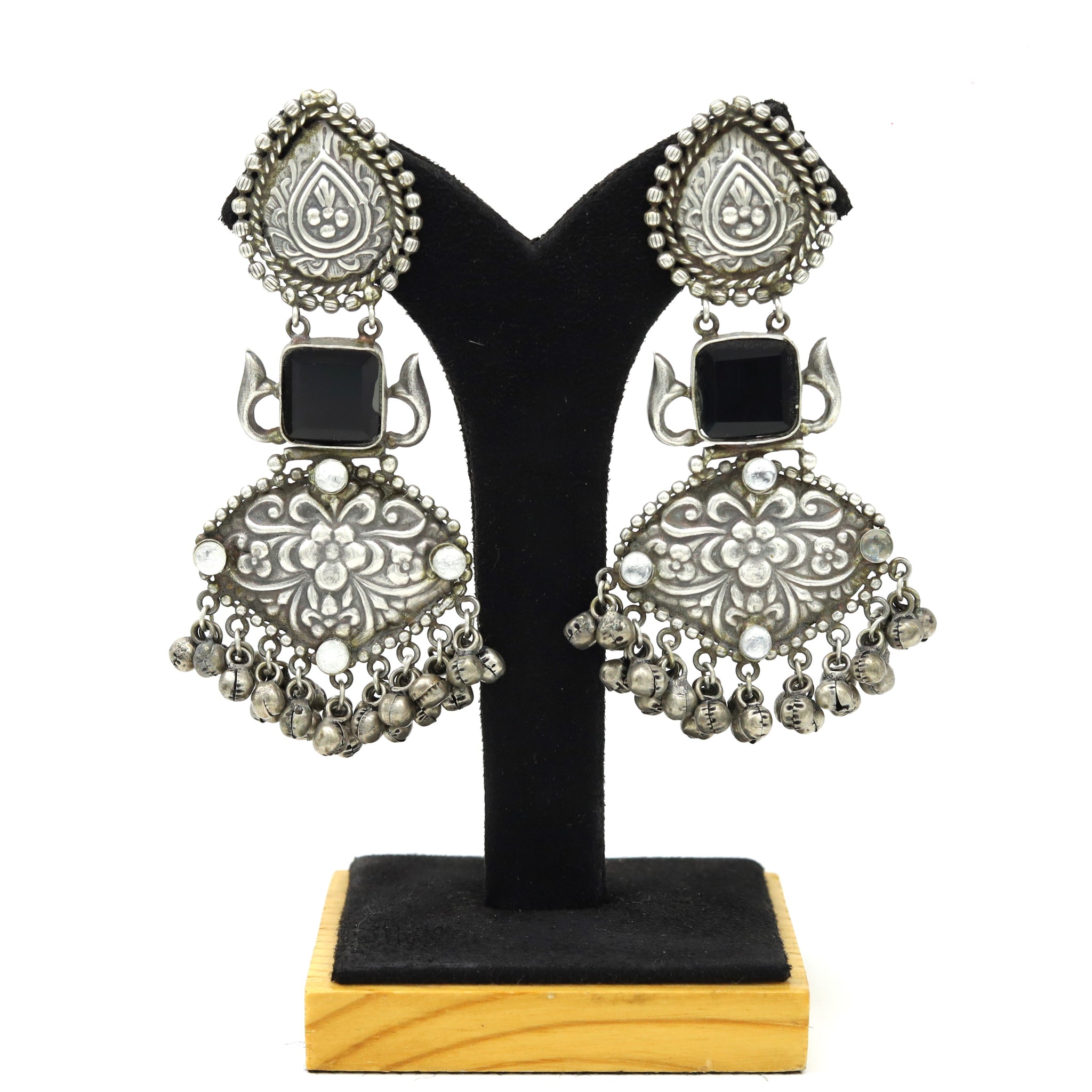 Danglers Oxidized Earring 4358-R