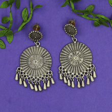 Silver Oxidized Earring 12043-8288
