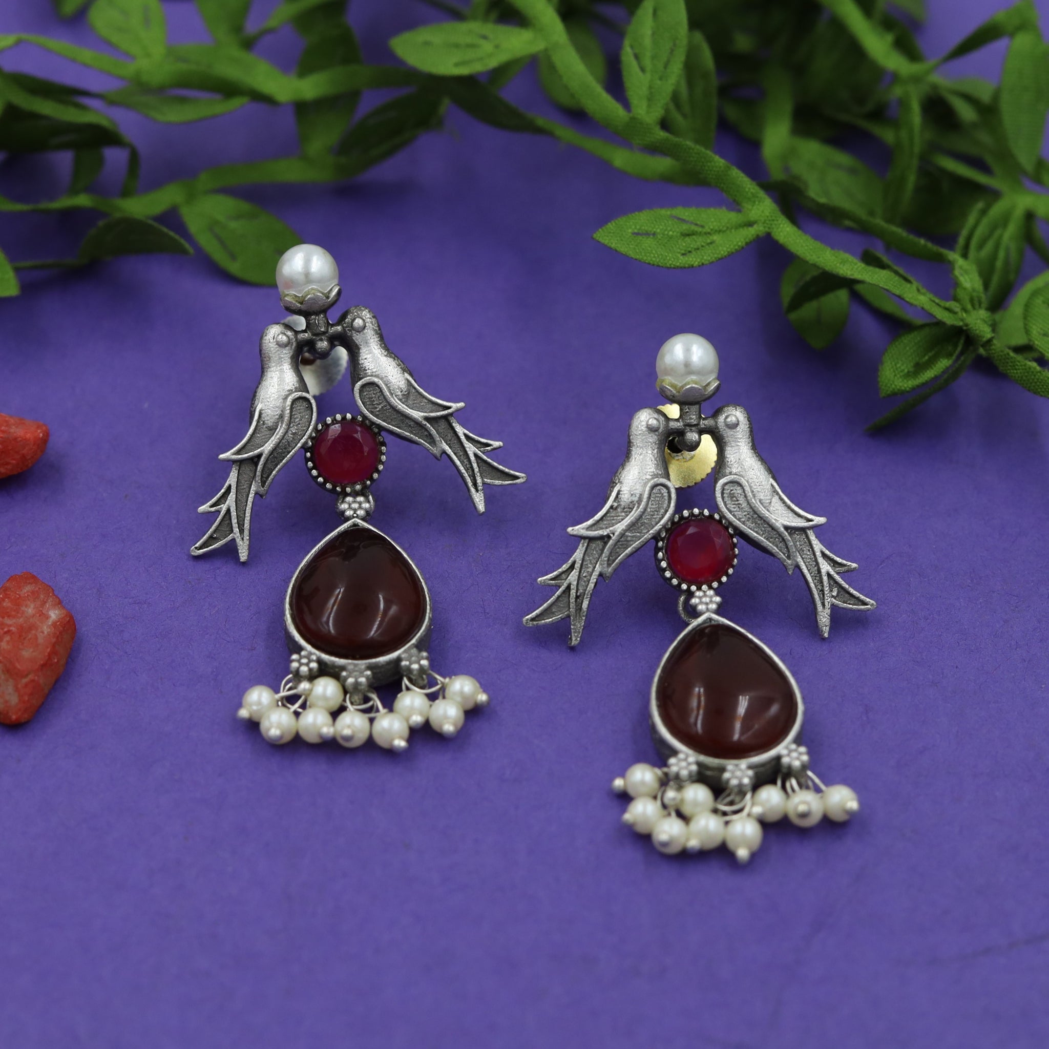 Danglers Oxidized Earring 12624-28