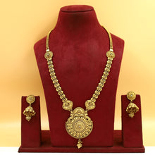 Long Neck Antique Necklace Set 19916-31