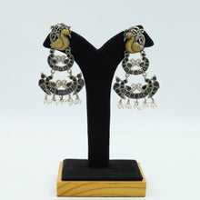 Chandbali Oxidized Earring 4686-59