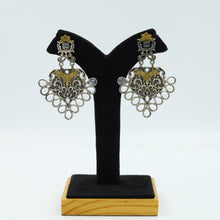 White Oxidized Earring 11823-8017
