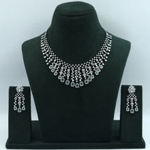 Round Neck Zircon/AD Necklace Set 6016-68