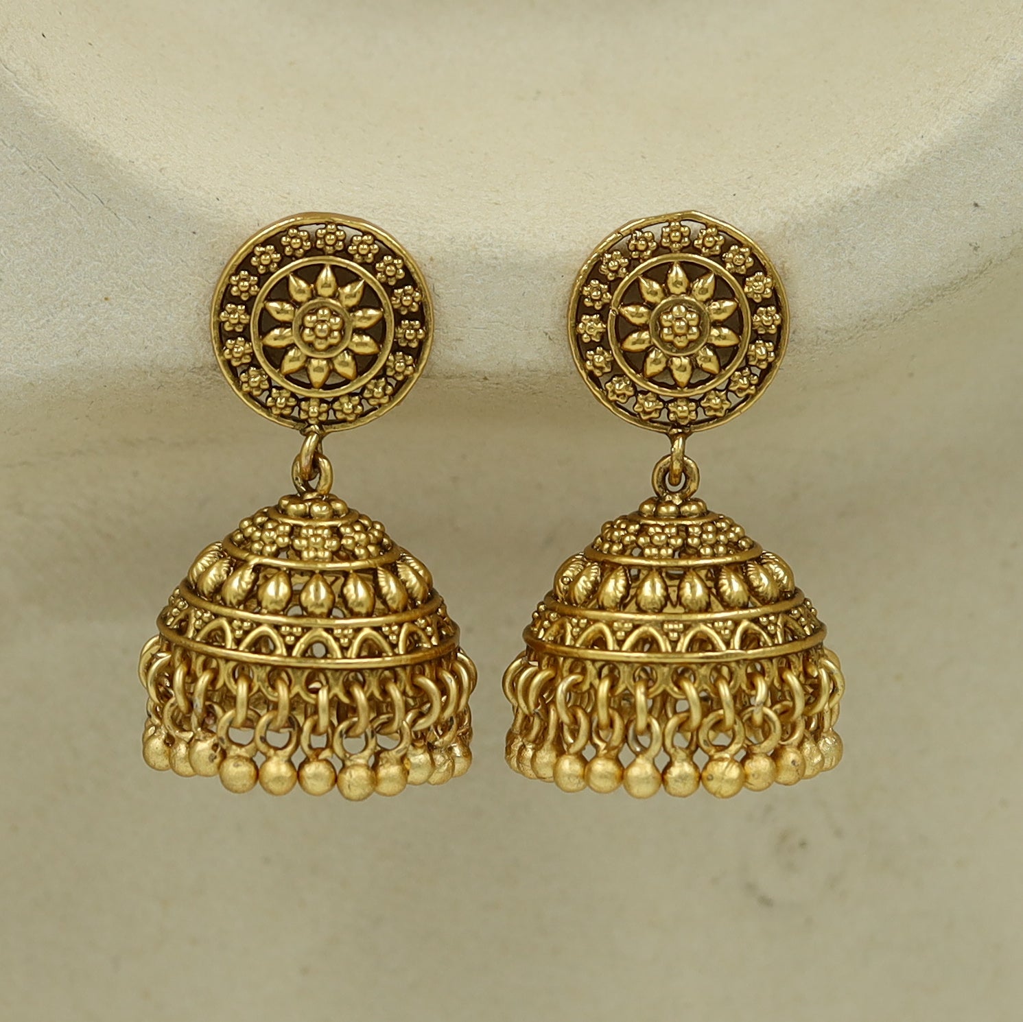 Jhumki Antique Earring 10270-28