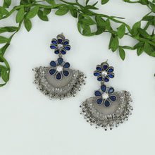 Chandbali Oxidized Earring 6953-28