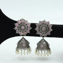 Jhumki Oxidized Earring 12613-28