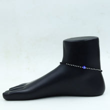 Pure 925 Hallmarked Evil Eye Silver Anklet 14501-22