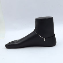 Pure 925 Hallmarked Evil Eye Silver Anklet 14504-22