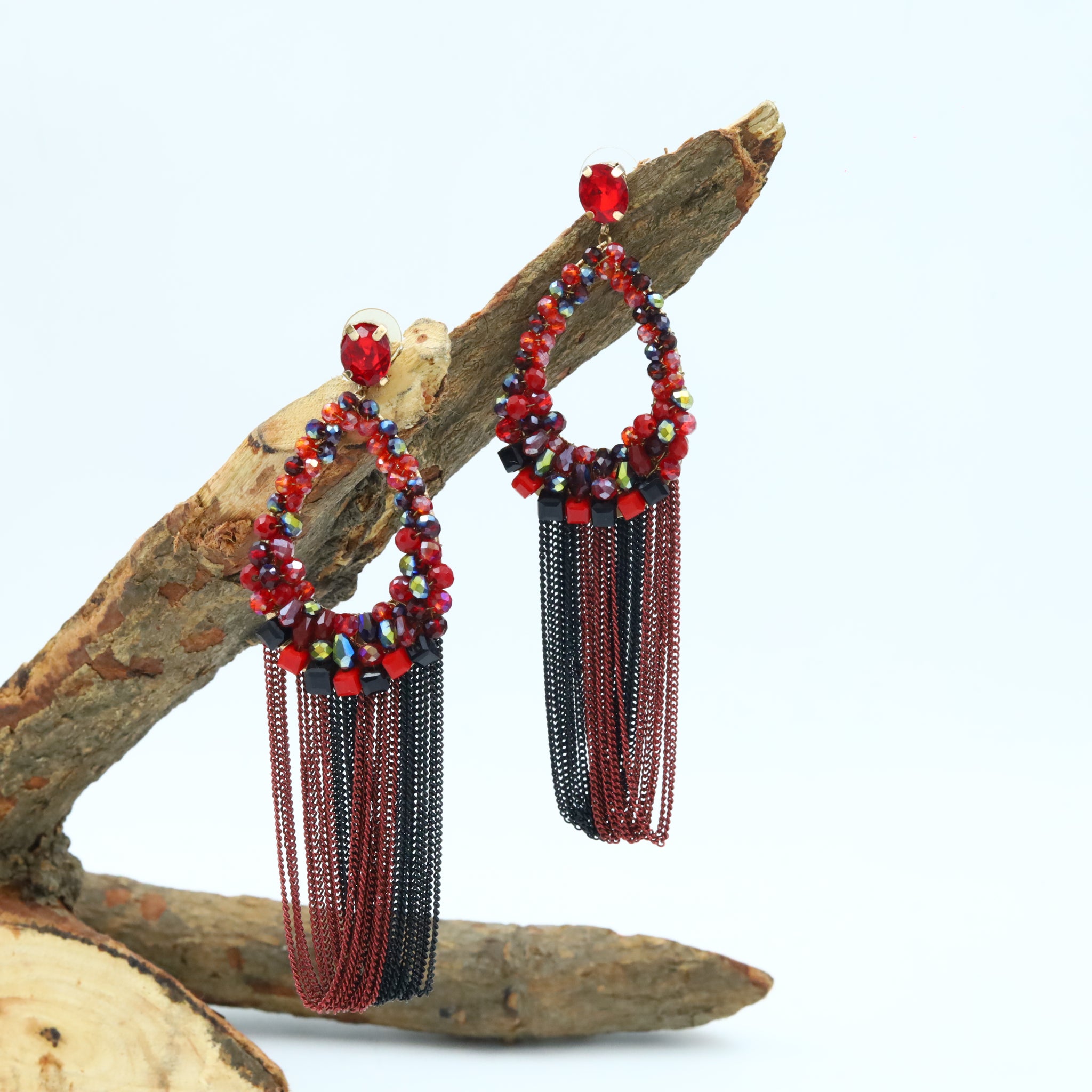Red Fashion Earring 11210-7170