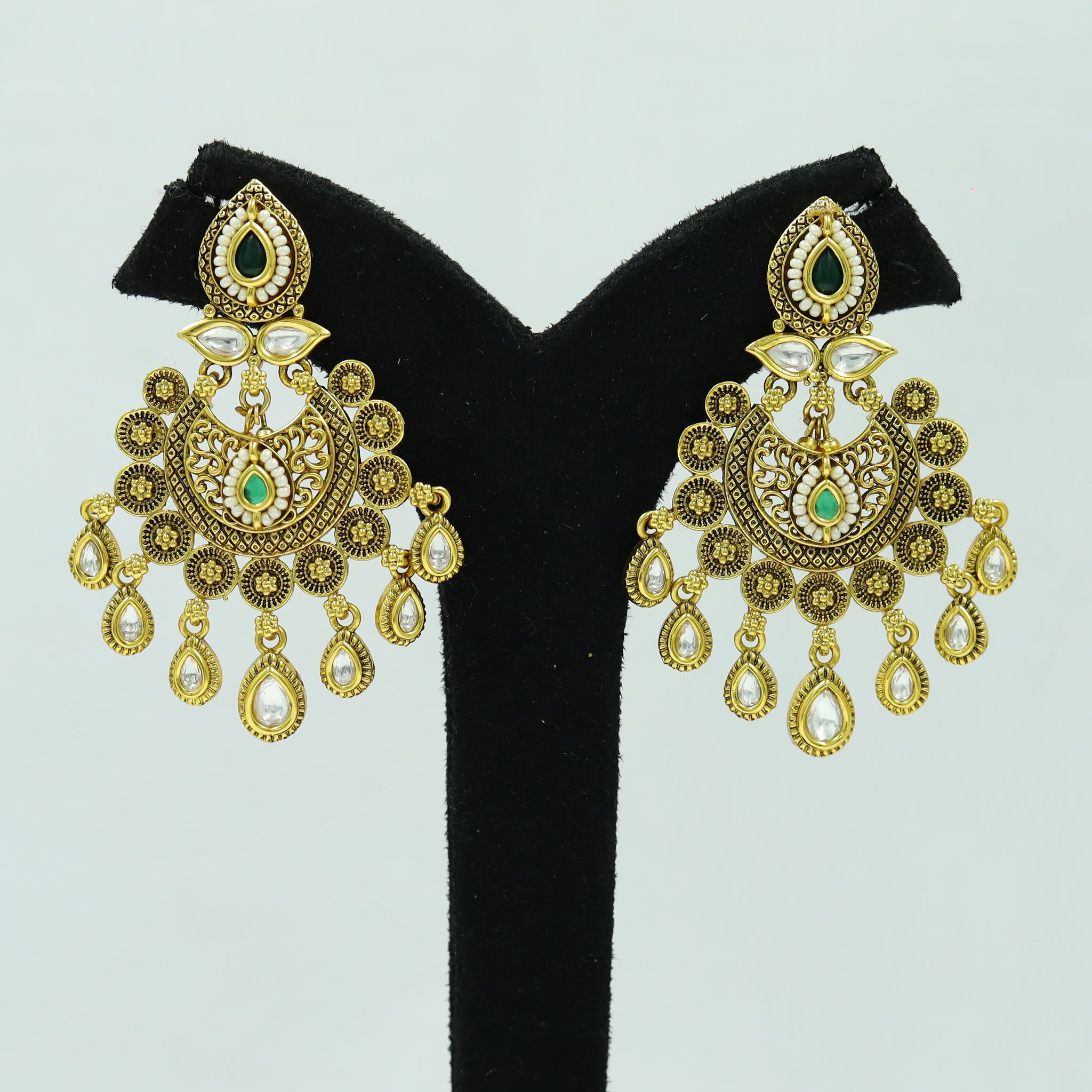 Chandbali Antique Earring 12957-1