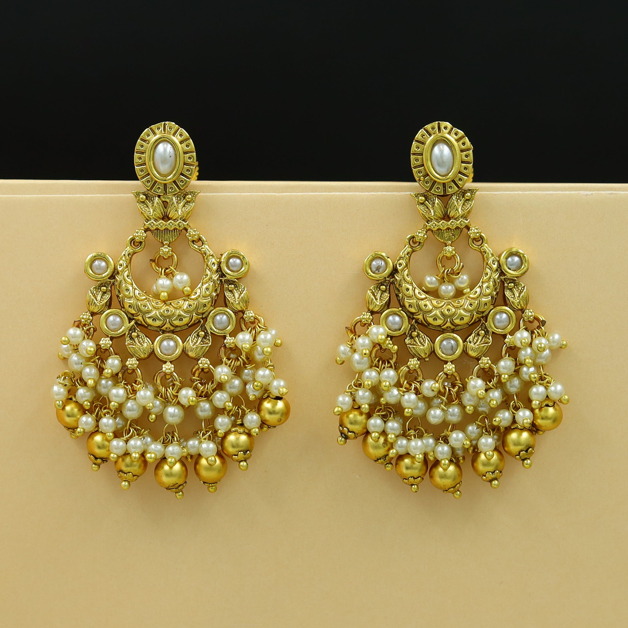 Chandbali Antique Earring 12335-28
