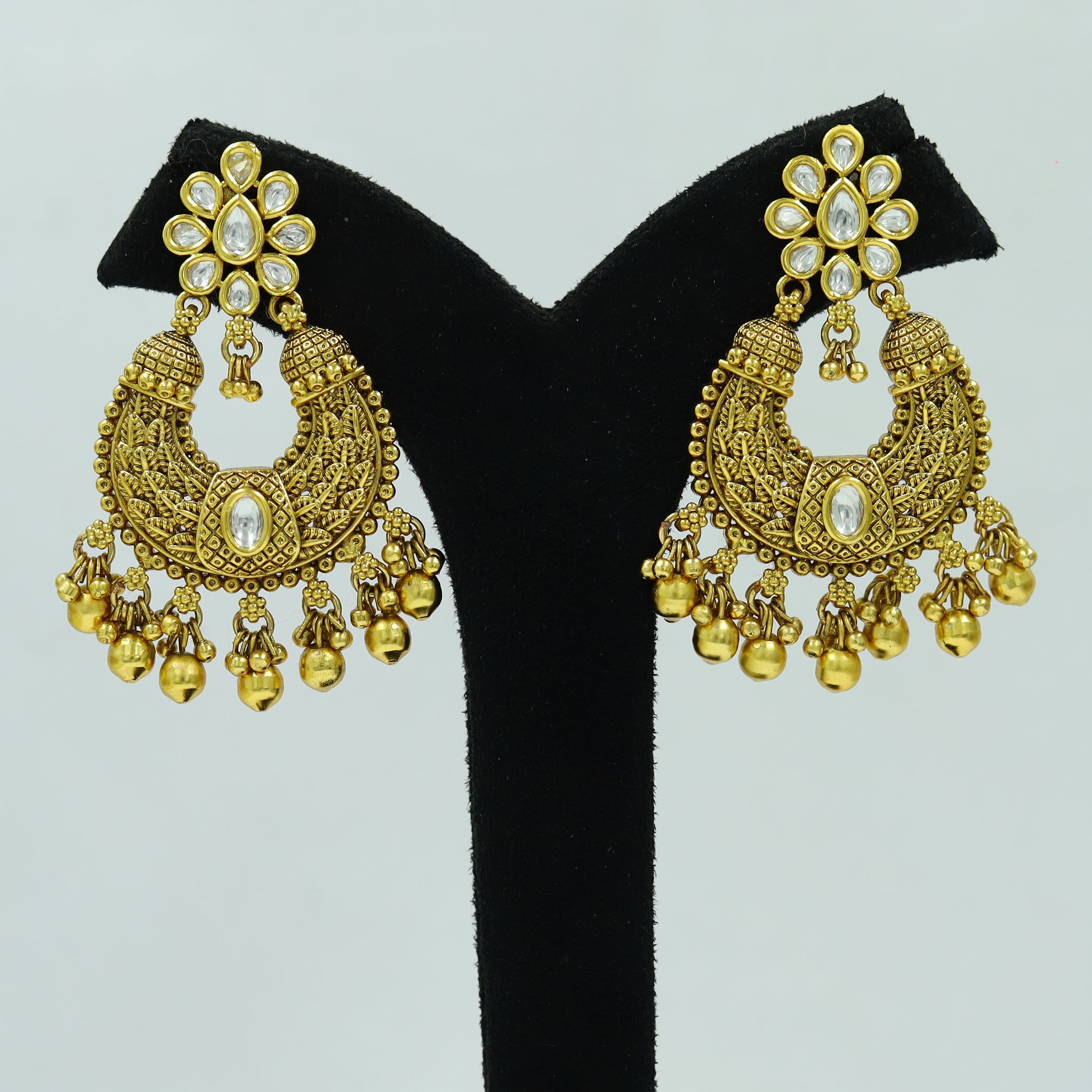 Chandbali Antique Earring 12956-1