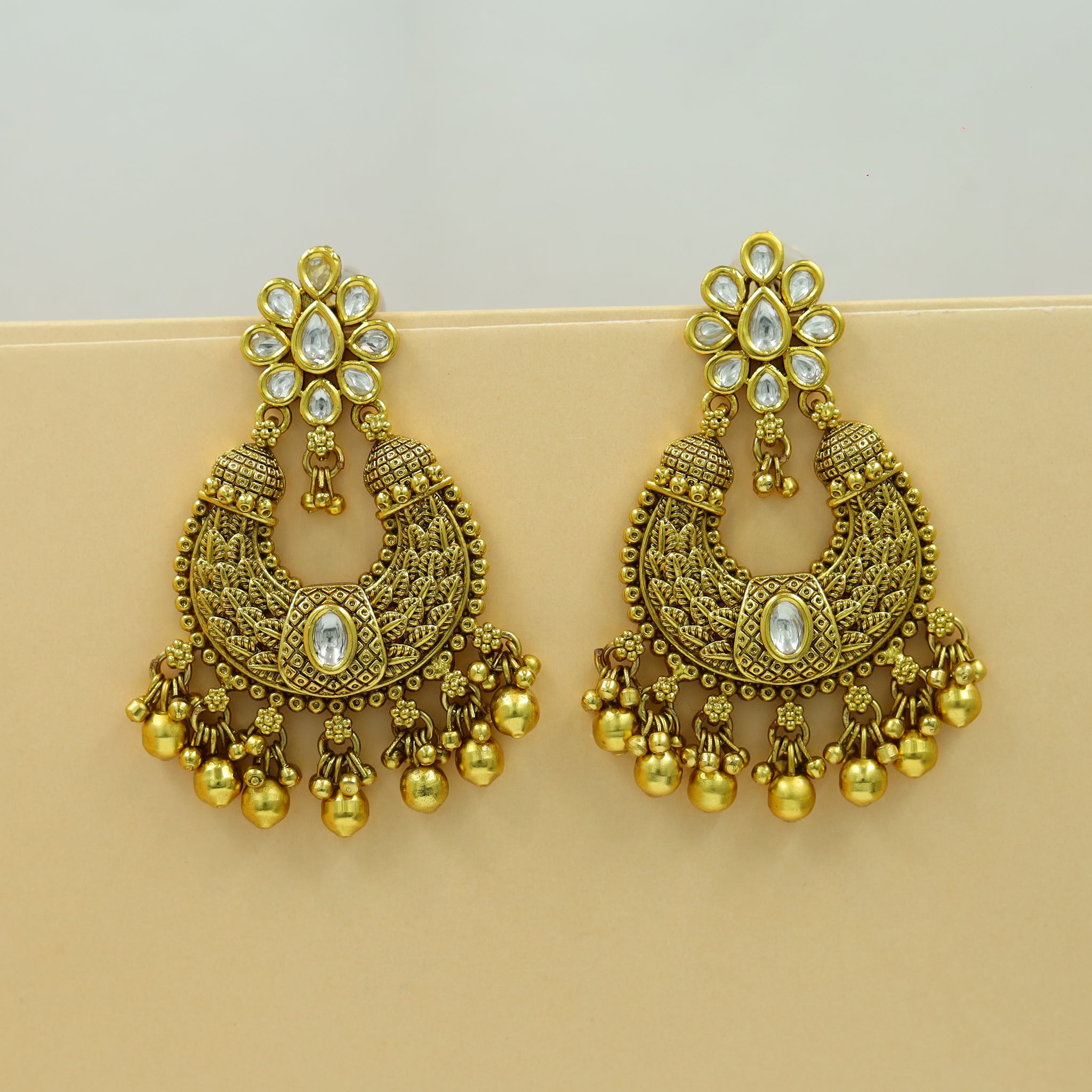 Chandbali Antique Earring 12956-1