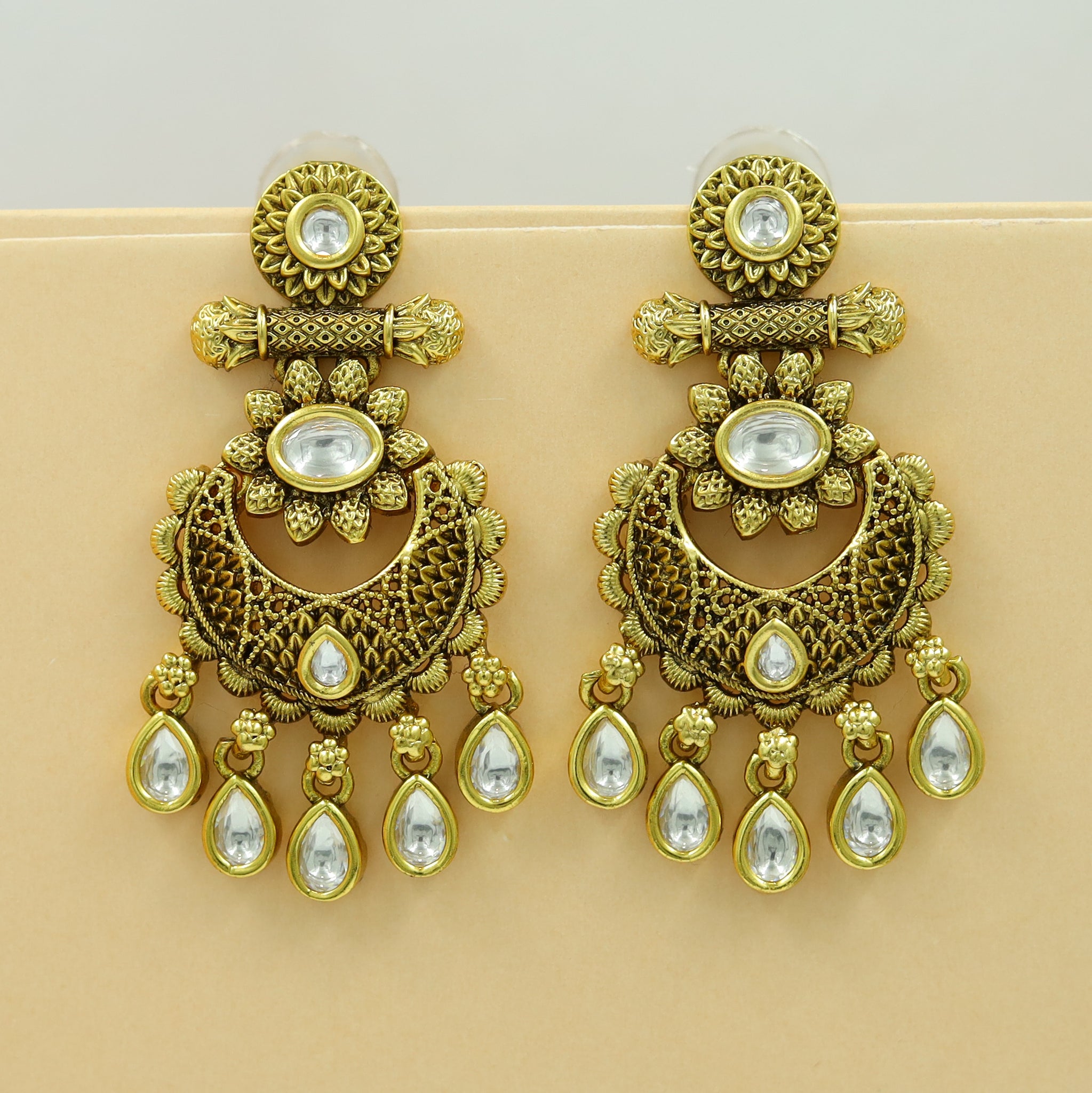 Chandbali Antique Earring 12951-1