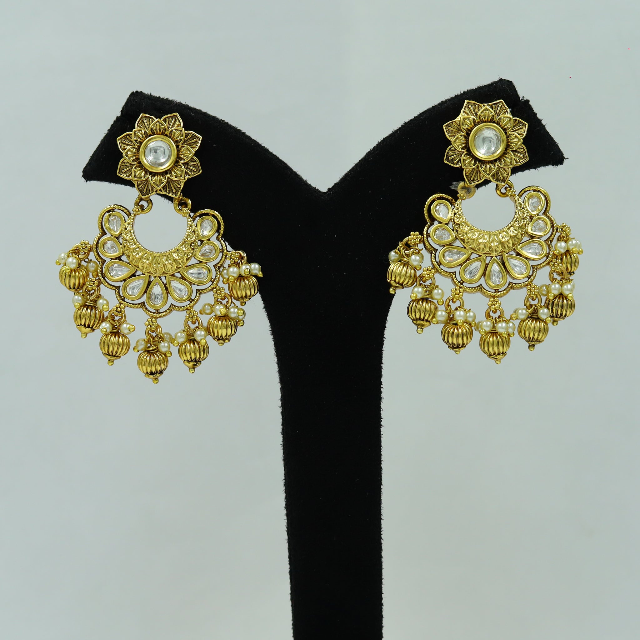 Chandbali Antique Earring 12955-1