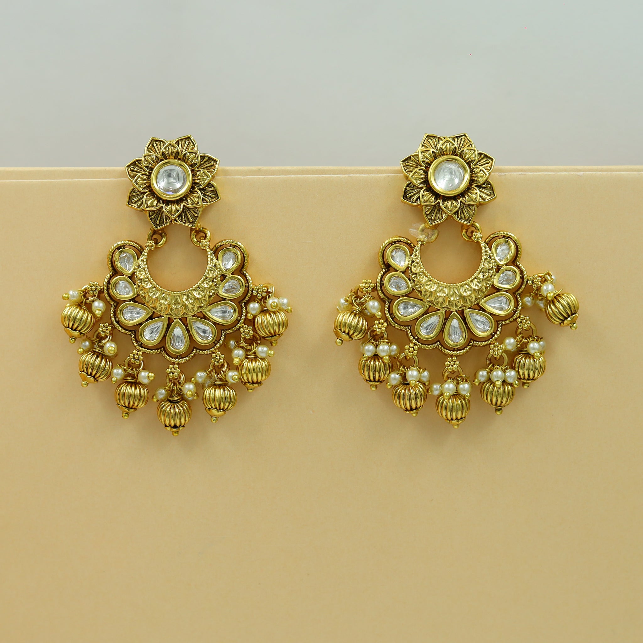 Chandbali Antique Earring 12955-1