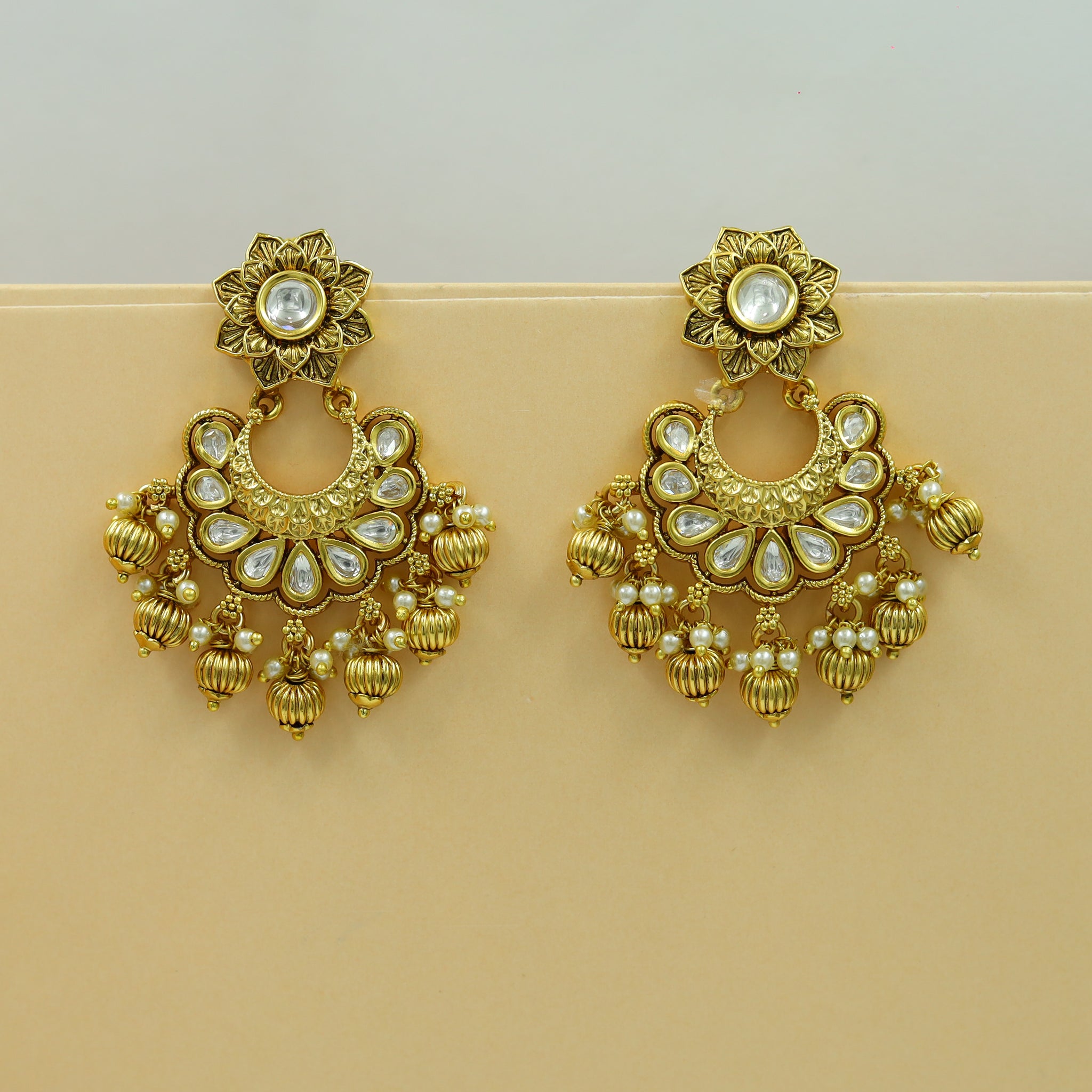 Chandbali Antique Earring 12955-1