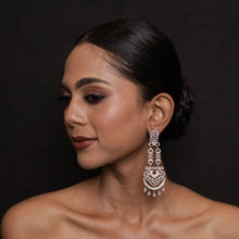 Rose Gold Zircon/AD Earring 17955-5137 - Dazzles Jewellery