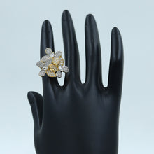 Zircon/AD Adjustable Silver Plated Ring 6837-1225