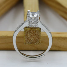 Pure 925 Hallmarked Solitaire Silver Ring 14373-22