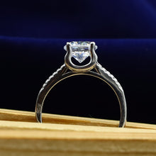 Pure 925 Hallmarked Solitaire Silver Ring 14360-22