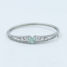 Mint Green Silver Plated Bracelet 16860-4008