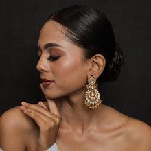 Danglers Antique Earring 3923-28 - Dazzles Jewellery