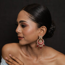 Chandbali Kundan Earring 7548-34 - Dazzles Jewellery